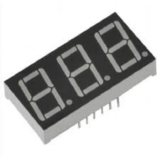 0.56 Inch 7 Segment SMD LED Display With 3 Digits