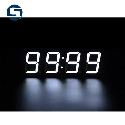 White Seven Segment Display